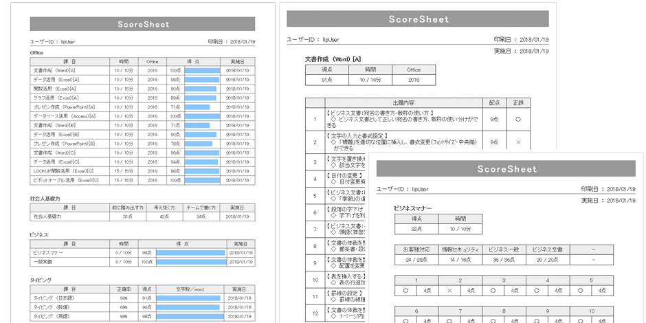 スキルチェック スキル診断ソフト スキルアナリスト 多彩なビジネススキルを瞬時に診断します